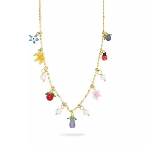 Les NEREIDES mixes flower 🌸 necklace - Picture 2 of 4